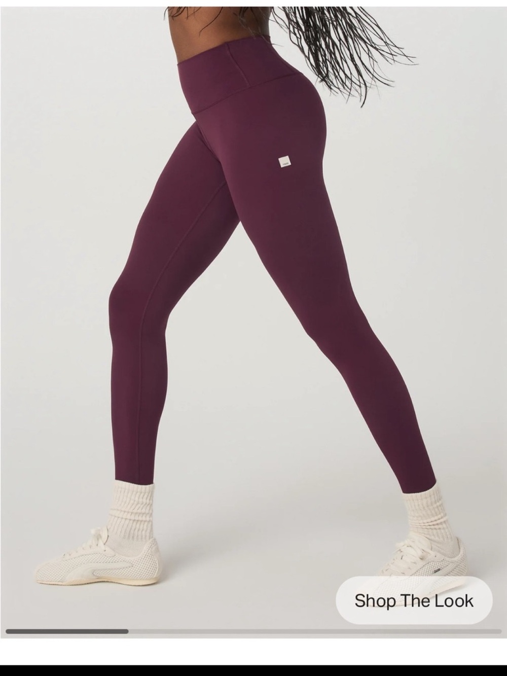 Vuori energy tee long xs and all the feels leggings size s sold out color Cerise